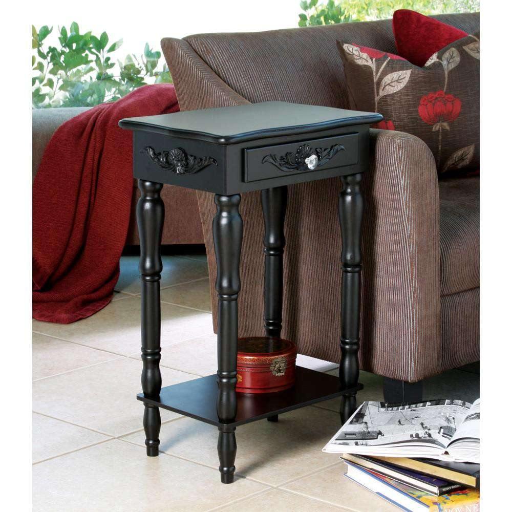 Colonial Carved Side Table - The Fox Decor