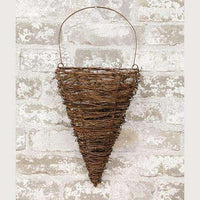 Cone Wall Basket - The Fox Decor