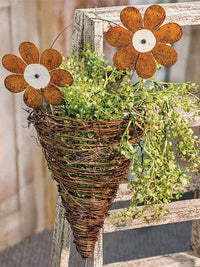 Cone Wall Basket - The Fox Decor