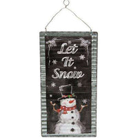 Thumbnail for Corrugated Let It Snow Sign Wall CWI+ 