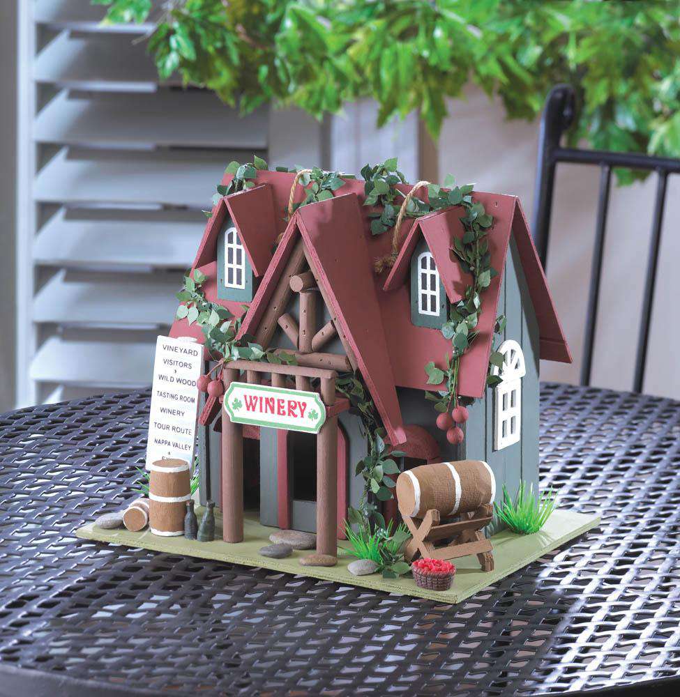 Cottage Winery Bird House Accent Plus 
