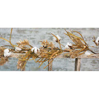 Thumbnail for Cotton & Fall Grass Garland 5ft Garlands CWI+ 