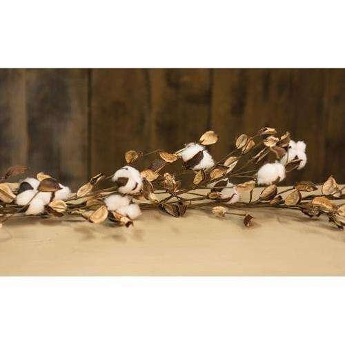 Cotton Garland w/Shells, 4ft - The Fox Decor