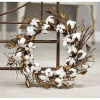 Thumbnail for Cotton & Twig Wreath Fall CWI+ 