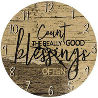 Thumbnail for Count the Blessings Clock Country Clocks CWI+ 