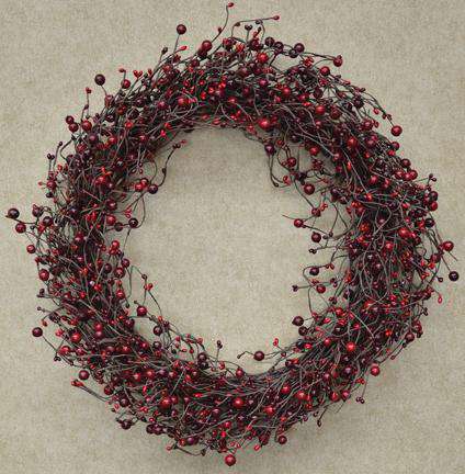 Country Berry Wreath - 20" Rings/Wreaths CWI+ 