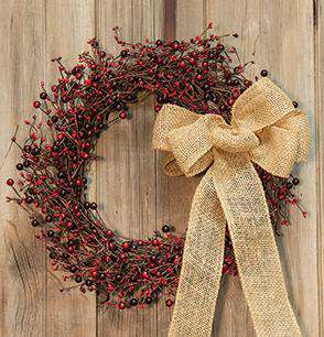 Country Berry Wreath - 20" - The Fox Decor