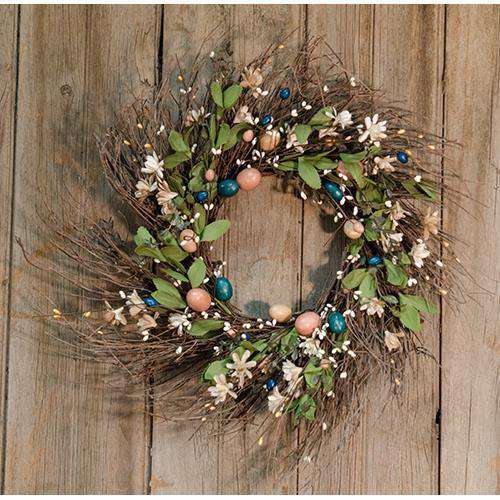 Country Easter Wreath, 20" Spring CWI+ 