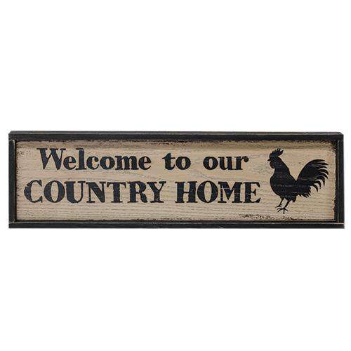 Country Home Framed Sign HS Plates & Signs CWI+ 