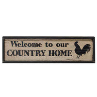 Thumbnail for Country Home Framed Sign HS Plates & Signs CWI+ 