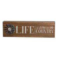Thumbnail for Country Life Windmill Table Sign Pictures & Signs CWI+ 