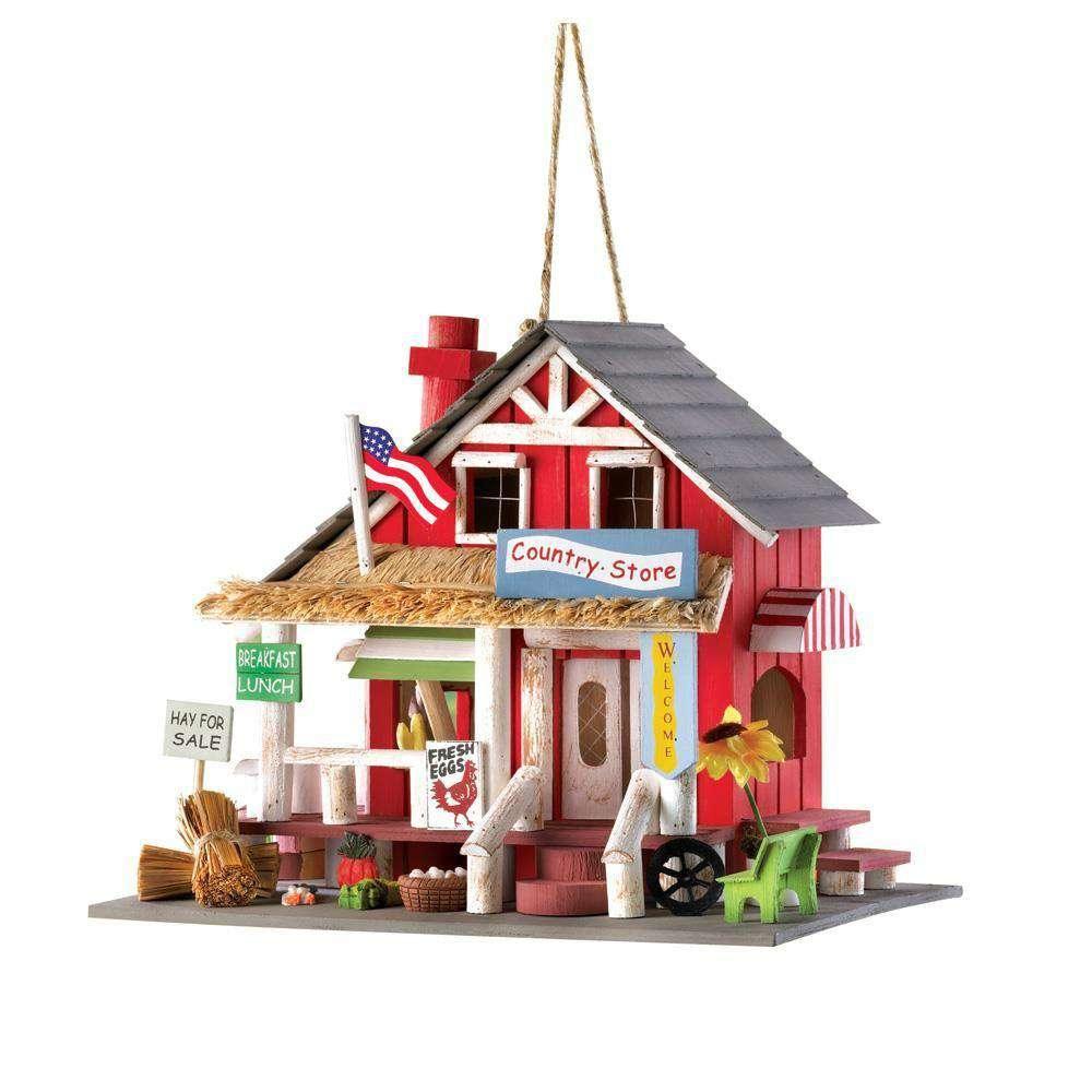 Country Store Birdhouse - The Fox Decor