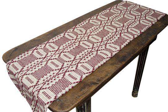 Cranberry & Cream Long Runner Tabletop CWI+ 