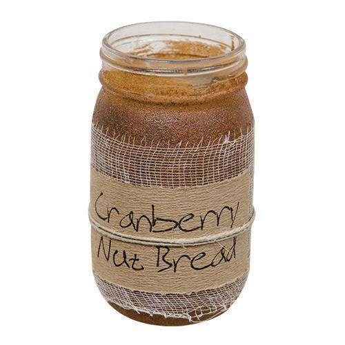 Cranberry Nut Jar Candle, 16oz - The Fox Decor