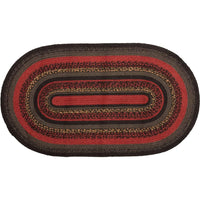 Cumberland Jute Braided Rugs Oval VHC Brands - The Fox Decor