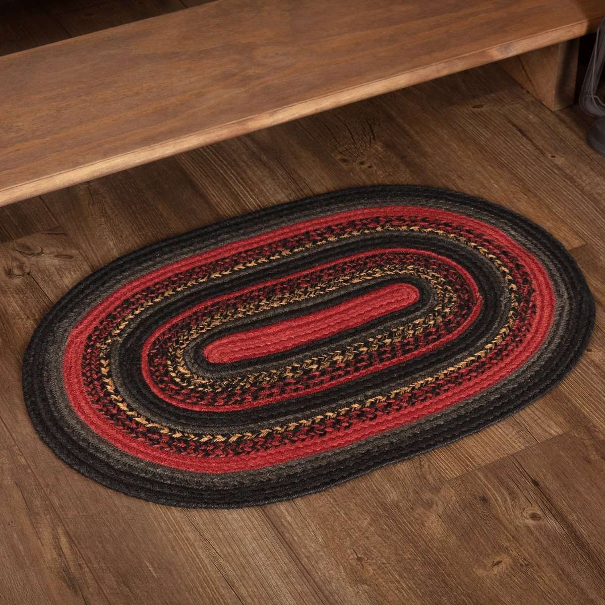 Cumberland Jute Braided Rugs Oval VHC Brands Rugs VHC Brands 20" x 30" 