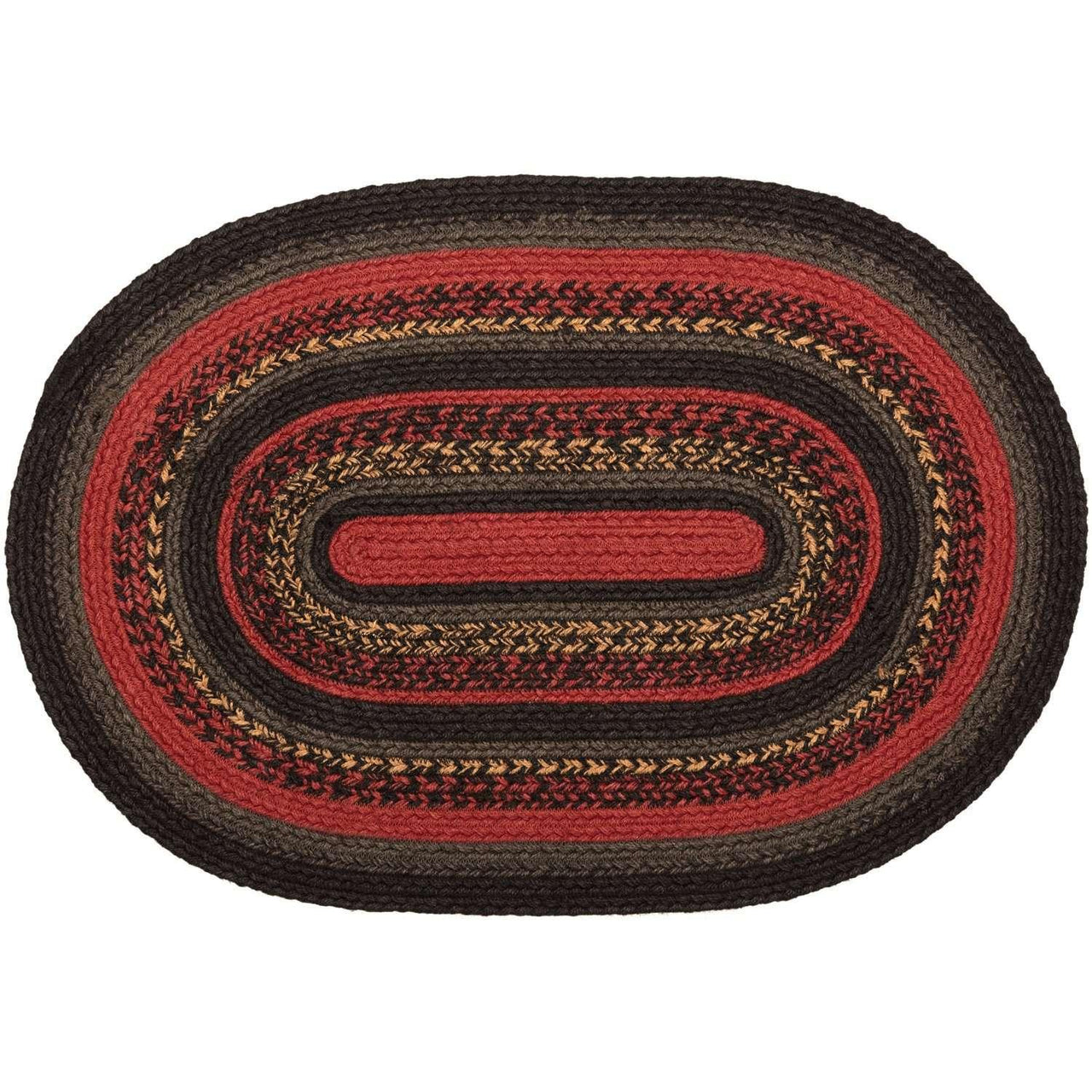 Cumberland Jute Braided Rugs Oval VHC Brands - The Fox Decor