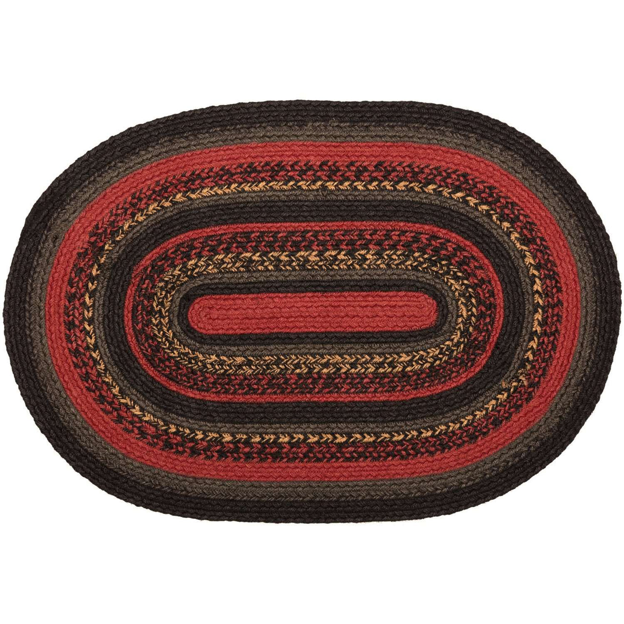 Cumberland Jute Braided Rugs Oval VHC Brands Rugs VHC Brands 