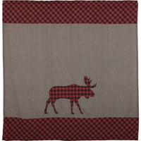 Thumbnail for Cumberland Moose Applique Shower Curtain 72
