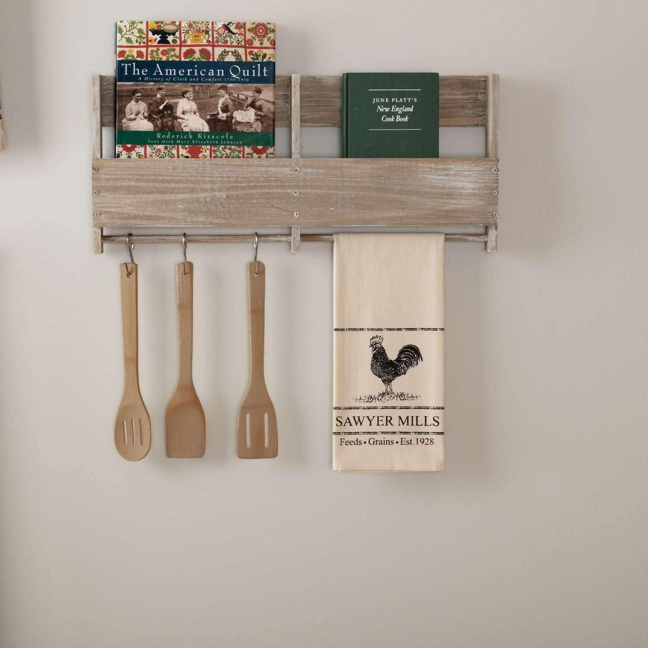 Sawyer Mill Charcoal Poultry Muslin Unbleached Natural Tea Towel 19x28 VHC Brands - The Fox Decor