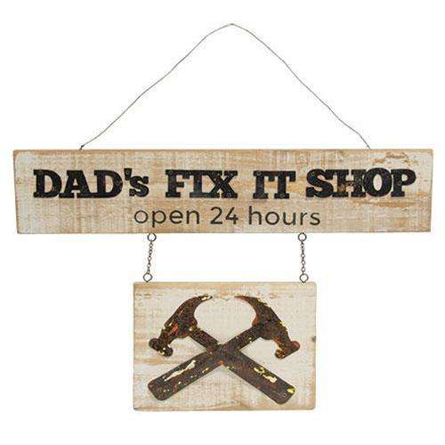 Dad's Fix It Shop Sign Pictures & Signs CWI+ 