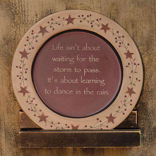 Dance in the Rain Plate - 13" Bowls, Plates, Trays CWI+ 