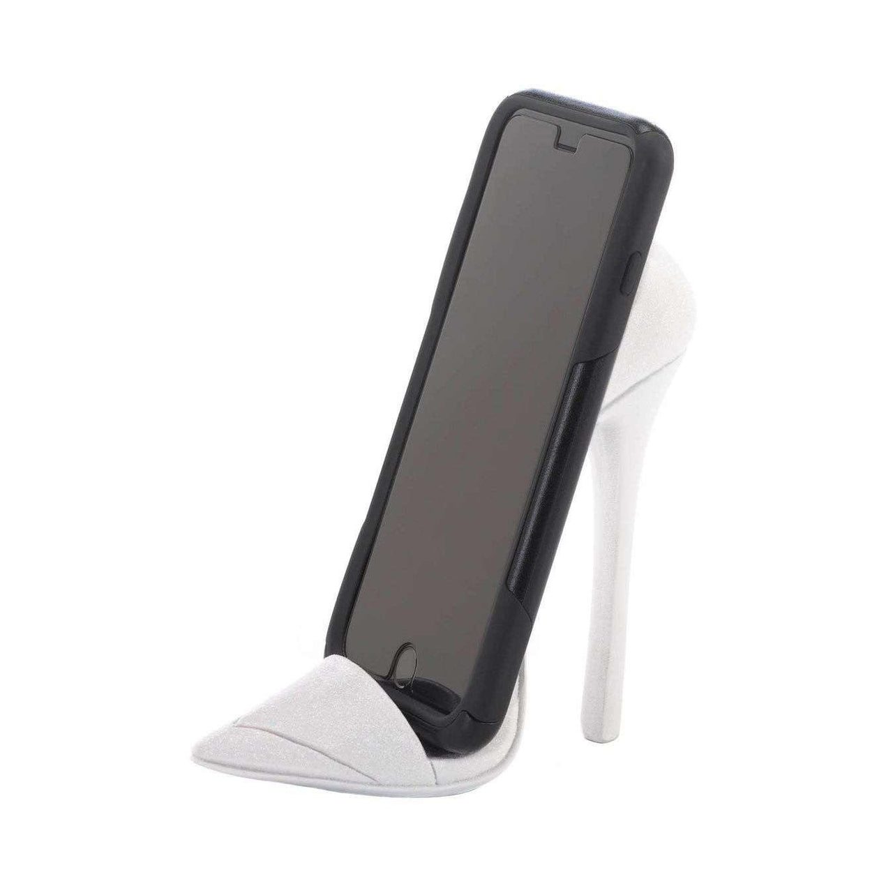 Dazzling White Shoe Phone Holder
