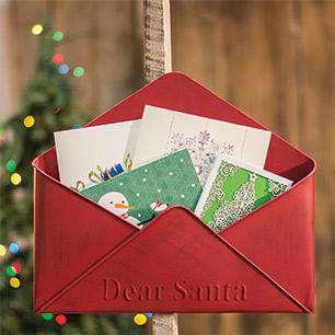 Dear Santa Letter Holder Mail and Post Boxes CWI+ 