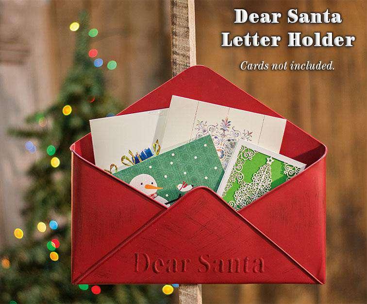 Dear Santa Letter Holder Mail and Post Boxes CWI+ 