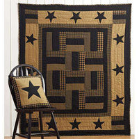 Thumbnail for Delaware Star Twin Quilt, 86x68 Bedding CWI+ 
