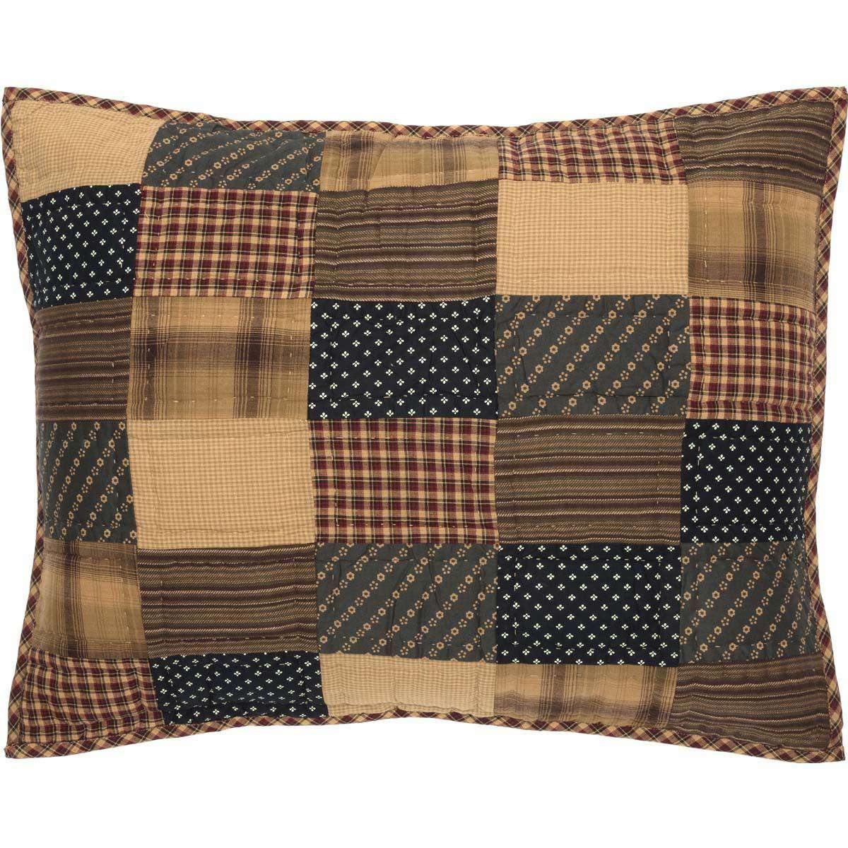 Patriotic Patch Standard Sham 21x27 VHC Brands - The Fox Decor
