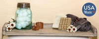Thumbnail for Distressed Antique White Toilet Tray - The Fox Decor