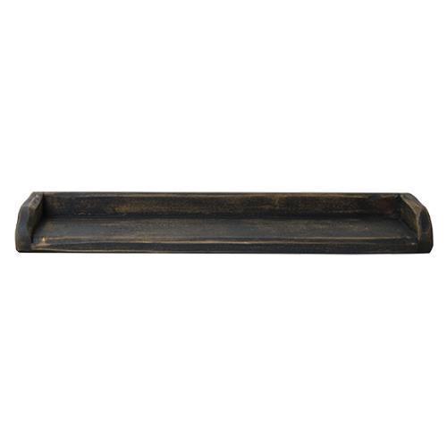 Distressed Black Toilet Tray - The Fox Decor