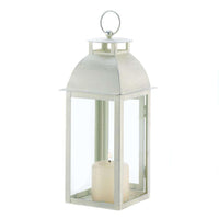 Thumbnail for Distressed Ivory Candle Lantern - The Fox Decor