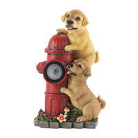 Thumbnail for Dogs Fire Hydrant Solar Statue