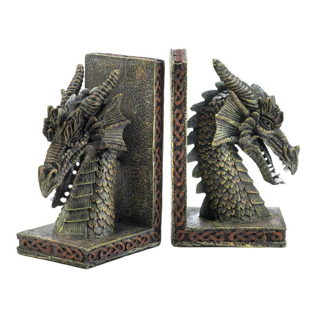 Dragon Book Ends - The Fox Decor