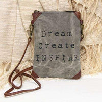 Dream, Create, Inspire Small Crossbody - The Fox Decor