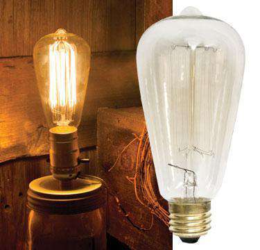 Edison Bulb, 40 Watt Light Bulbs CWI+ 
