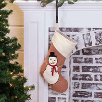 Let It Snow Stocking 11x15 VHC Brands - The Fox Decor