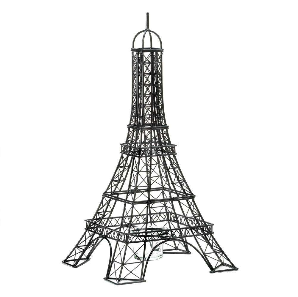 Eiffel Tower Candle Holder Accent Plus 