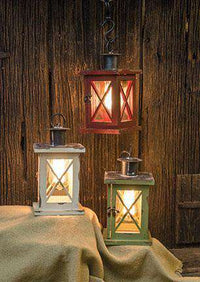Thumbnail for Electric Wood Lantern w/ Edison Bulb, 3 Asst Lanterns/Lids CWI+ 
