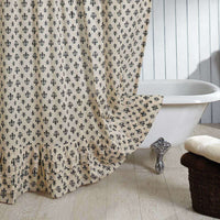 Thumbnail for Elysee Ruffled Shower Curtain 72