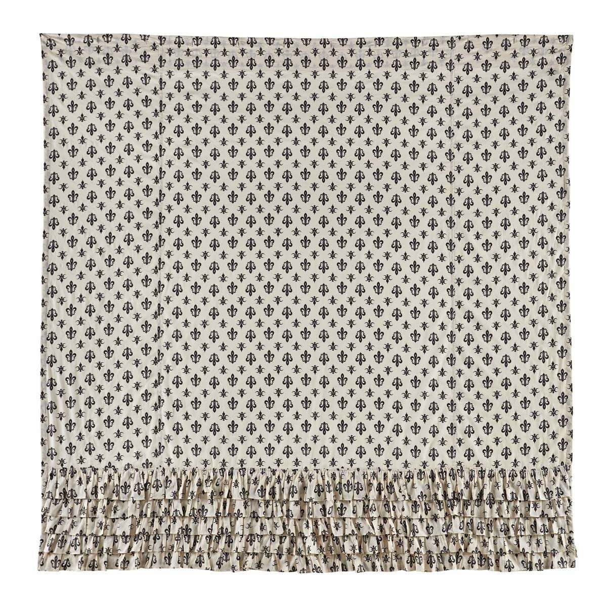 Elysee Ruffled Shower Curtain 72