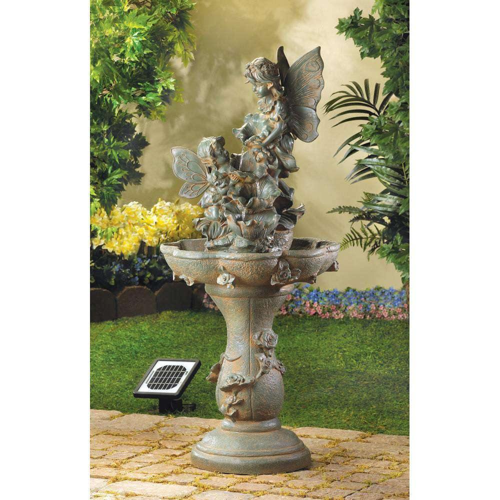 Fairy Solar Water Fountain - The Fox Decor