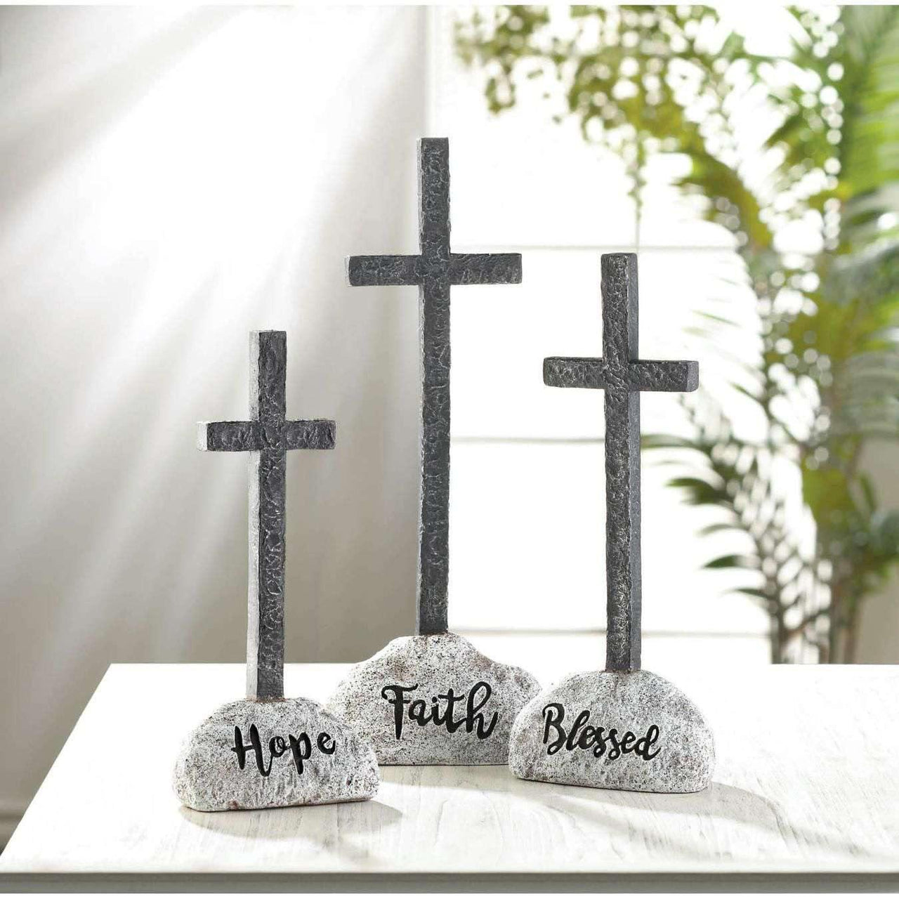 Faith Cross Statue - The Fox Decor