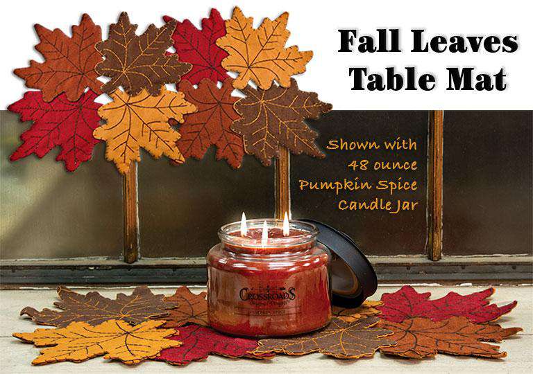 Fall Leaves Table Mat Tabletop & Decor CWI+ 