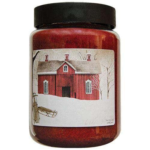 Fallen Snow Jar Candle, 26oz Christmas Candles CWI+ 