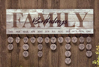 Thumbnail for Family Birthday Calendar Birthday Calendar CWI+ 