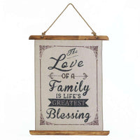 Family Love Linen Wall Art - The Fox Decor