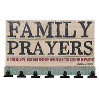 Thumbnail for Family Prayers Board Wall Decor CWI+ 